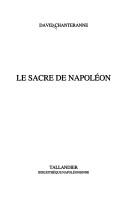 Cover of: Le sacre de Napoléon