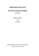 Cover of: Wissenschaftslehre by Bernard Bolzano, Bernard Bolzano