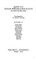 Cover of: Juden als Träger bürgerlicher Kultur in Deutschland