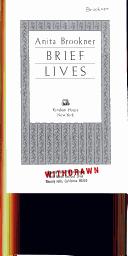 Cover of: Brief lives by Anita Brookner