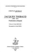 Cover of: Jacques Thibaud (1880-1953) by Christian Goubault
