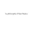 Cover of: La philosophie d'Alain Badiou by Fabien Tarby, Fabien Tarby