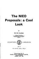 Cover of: The NIEO proposals: a cool look