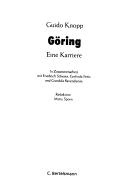 Cover of: Göring: eine Karriere
