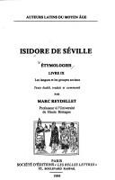 Cover of: Etymologies by Saint Isidore of Seville