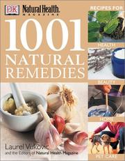 Cover of: 1001 Natural Remedies (Natural Health Magazine) by Laurel Vukovic