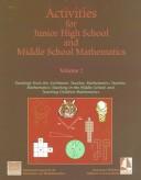 Cover of: Activities for junior high school and middle school mathematics by compiled by Kenneth E. Easterday, Loren L. Henry, F. Morgan Simpson.