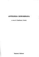 Cover of: Antologia leopardiana