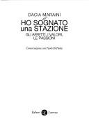 Cover of: Ho sognato una stazione by Dacia Maraini