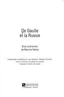 De Gaulle et la Russie by Maurice Vaïsse