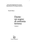 Cover of: Dante: un sogno di armonia terrena