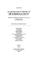 An international history of mammalogy by Keir B. Sterling