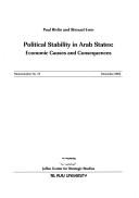 Cover of: Political stability in Arab States by Paul Rivlin