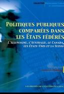 Cover of: Politiques publiques comparées dans les Etas fédérés by sous la direction de Louis M. Imbeau.