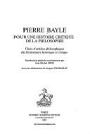 Dictionnaire historique et critique by Pierre Bayle