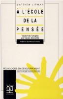 Cover of: À l'école de la pensée