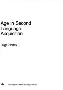 Age in second language acquisition by Birgit Harley
