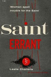 Cover of: Saint Errant by Leslie Charteris