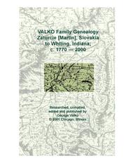 Valko family genealogy by George Valko