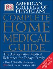 Cover of: American College of Physicians complete home medical guide