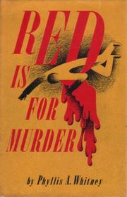 Cover of: Red is for Murder by Phyllis A. Whitney
