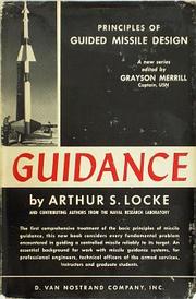 Cover of: Guidance by Arthur S. Locke