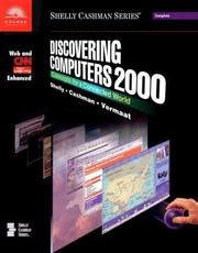 Cover of: Discovering Computers 2000, Concepts for a Connected World, Web and CNN Enhanced, Perfect Bound by Gary B. Shelly, Thomas J. Cashman, Misty E. Vermaat