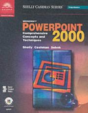 Cover of: Microsoft PowerPoint 2000: Comprehensive Concepts and Techniques (Shelly Cashman Series)