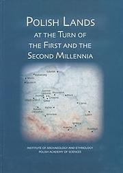 Cover of: Polish lands at the turn of the first and the second millennia by Przemysław Urbańczyk