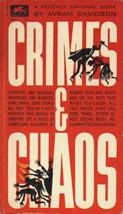 Cover of: Crimes and Chaos by Avram Davidson