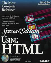 Cover of: Using HTML