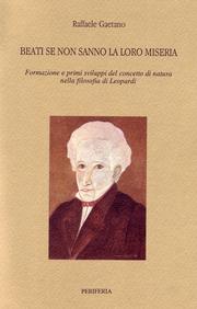 Cover of: Beati se non sanno la loro miseria by Raffaele Gaetano