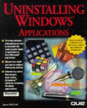 Cover of: Uninstalling Windows applications