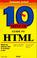 Cover of: 10 minute guide to HTML