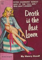 Cover of: Death Is the Last Lover