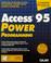 Cover of: Access 95 power programming