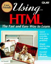 Cover of: Using HTML