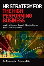 Cover of: HR strategy for the high performing business