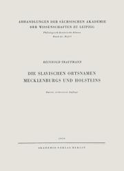 Cover of: Die slavischen Ortsnamen Mecklenburgs und Holsteins by Trautmann, Reinhold