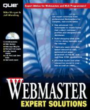 Cover of: Webmaster expert solutions