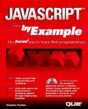 Cover of: JavaScript by example