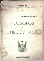 Cover of: Filósofos y filosofías.