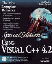 Cover of: Using Visual C++ 4.2