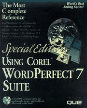 Using Corel WordPerfect Suite 7 by Bill Bruck