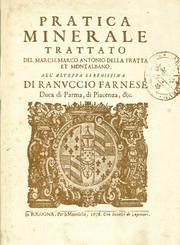 Pratica minerale by Marco Antonio Della Fratta et Montalbano