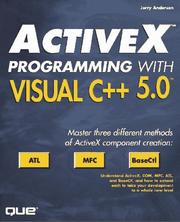 Cover of: ActiveX programming with Visual C++ 5