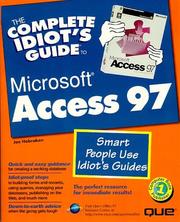 Cover of: The complete idiot's guide to Microsoft Access 97