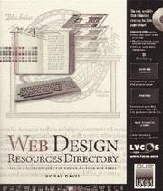 Cover of: Web Design Resources Directory: Tools and Techniques for Designing Your Web Pages