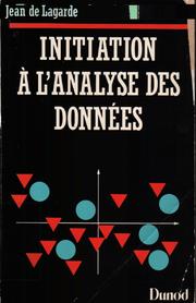 Cover of: Initiation à l'analyse des données