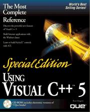 Cover of: Using Visual C++ 5